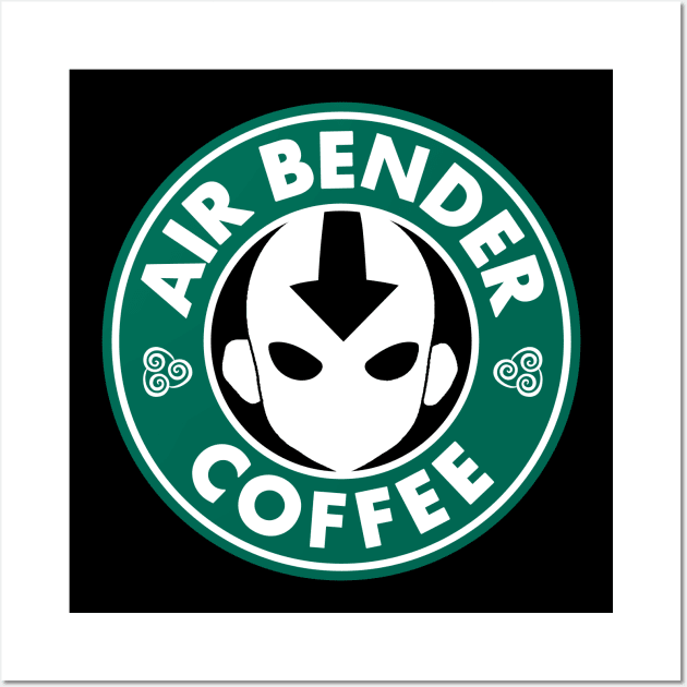 Air Bender Coffee Wall Art by peekxel